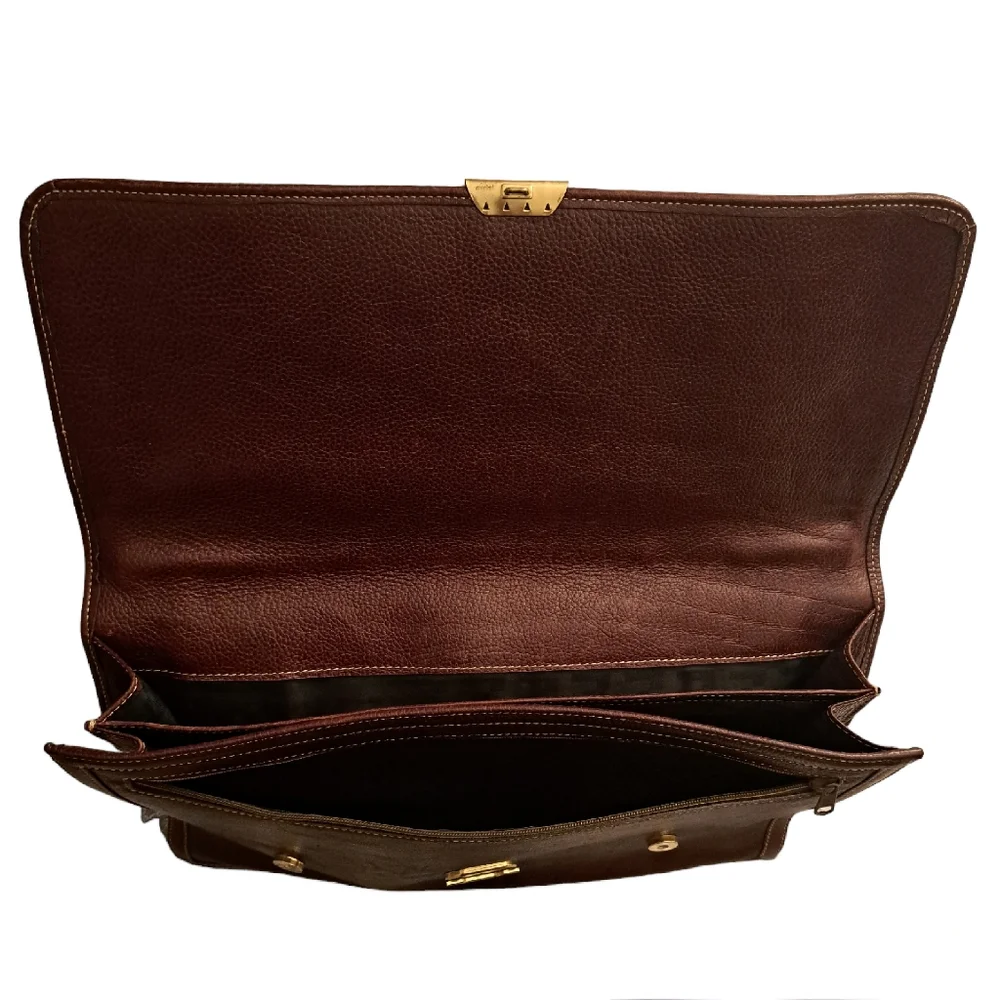 Diseno En Piel Leather Briefcase/Messenger Bag